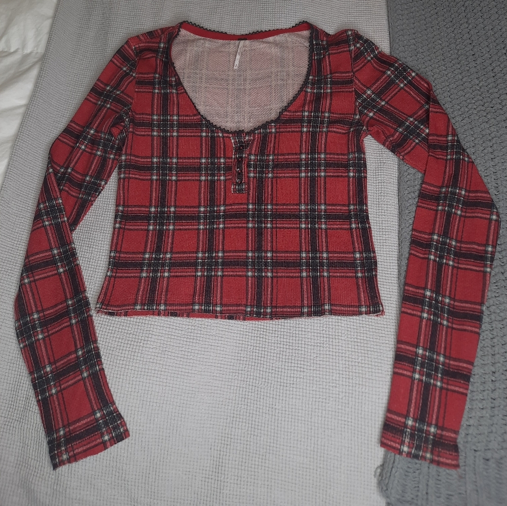 Free People Crop Long Sleeve NWOT